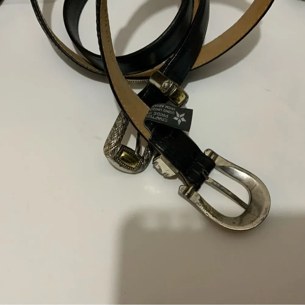 Set of 2 Brighton Belts one Medium and one M/L